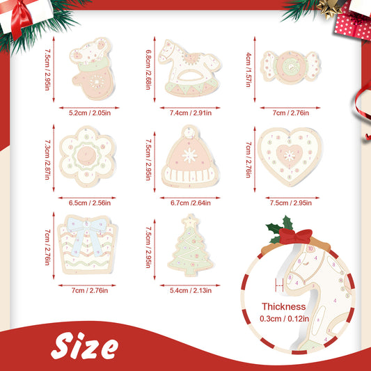 19 Christmas decoration 8pcs