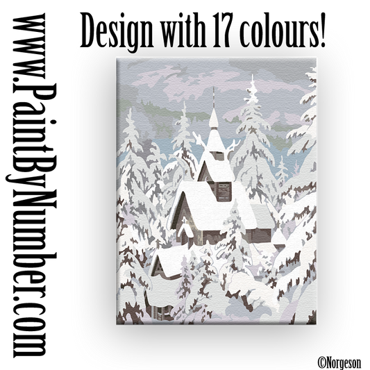 Church in snow