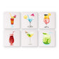 Drinks - 6 mini paint by number sets