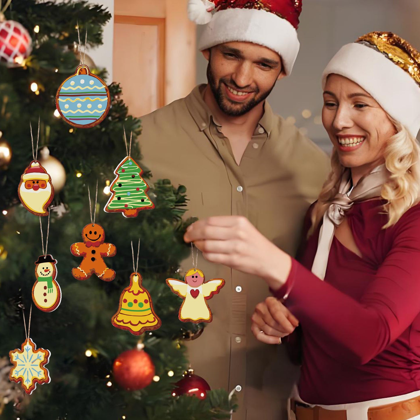 02 Christmas decoration 8pcs