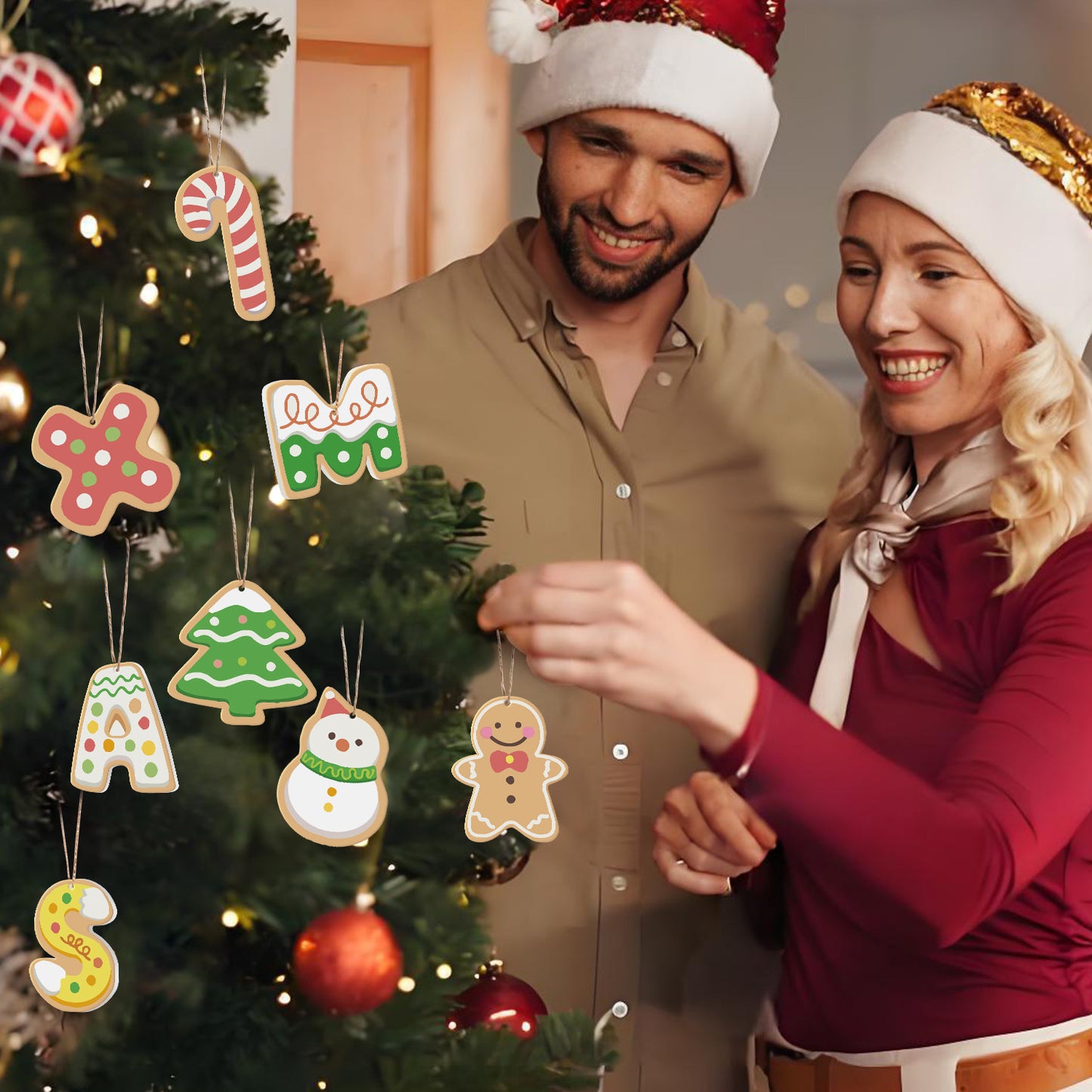11 Christmas decoration 8pcs