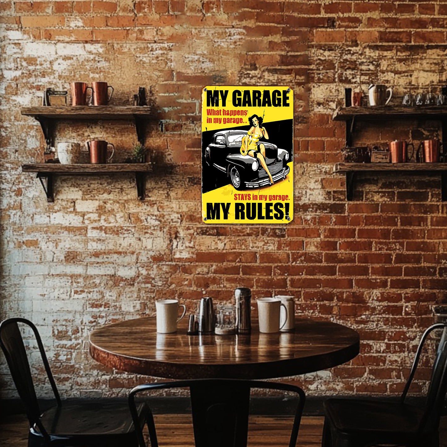 Vintage Metal Bar Art 16