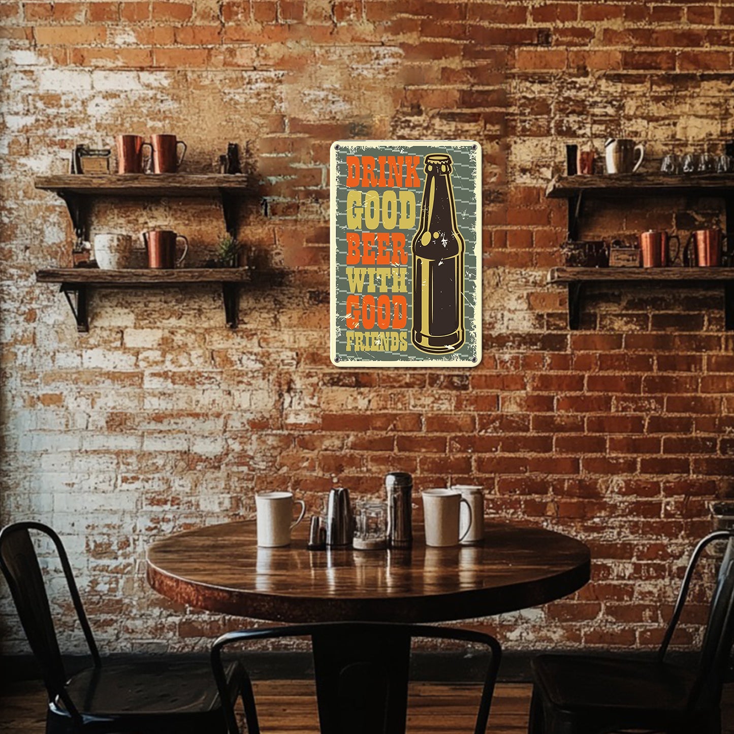 Vintage Metal Bar Art 11