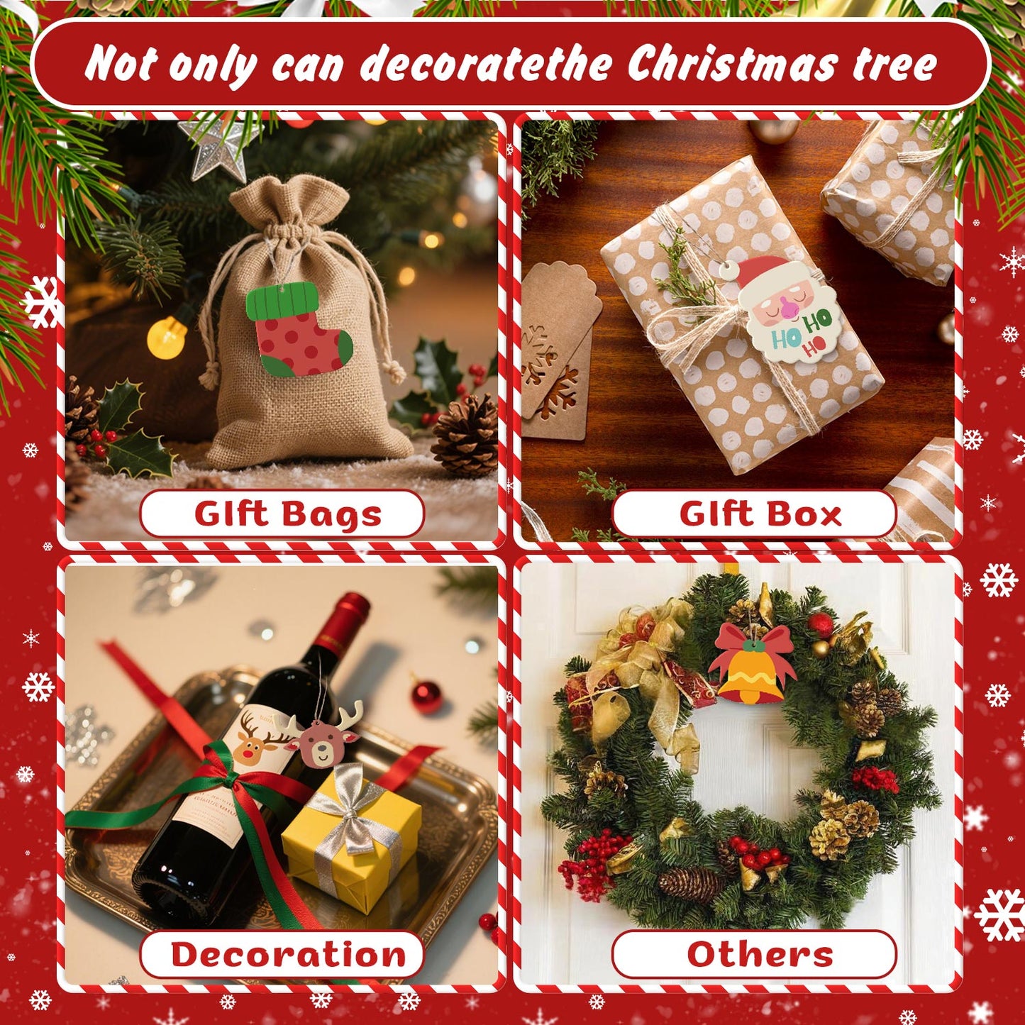 12 Christmas decoration 8pcs