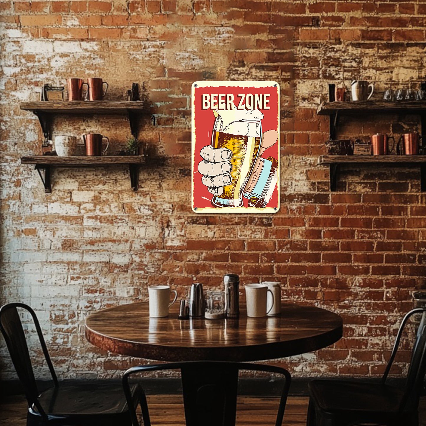 Vintage Metal Bar Art 3