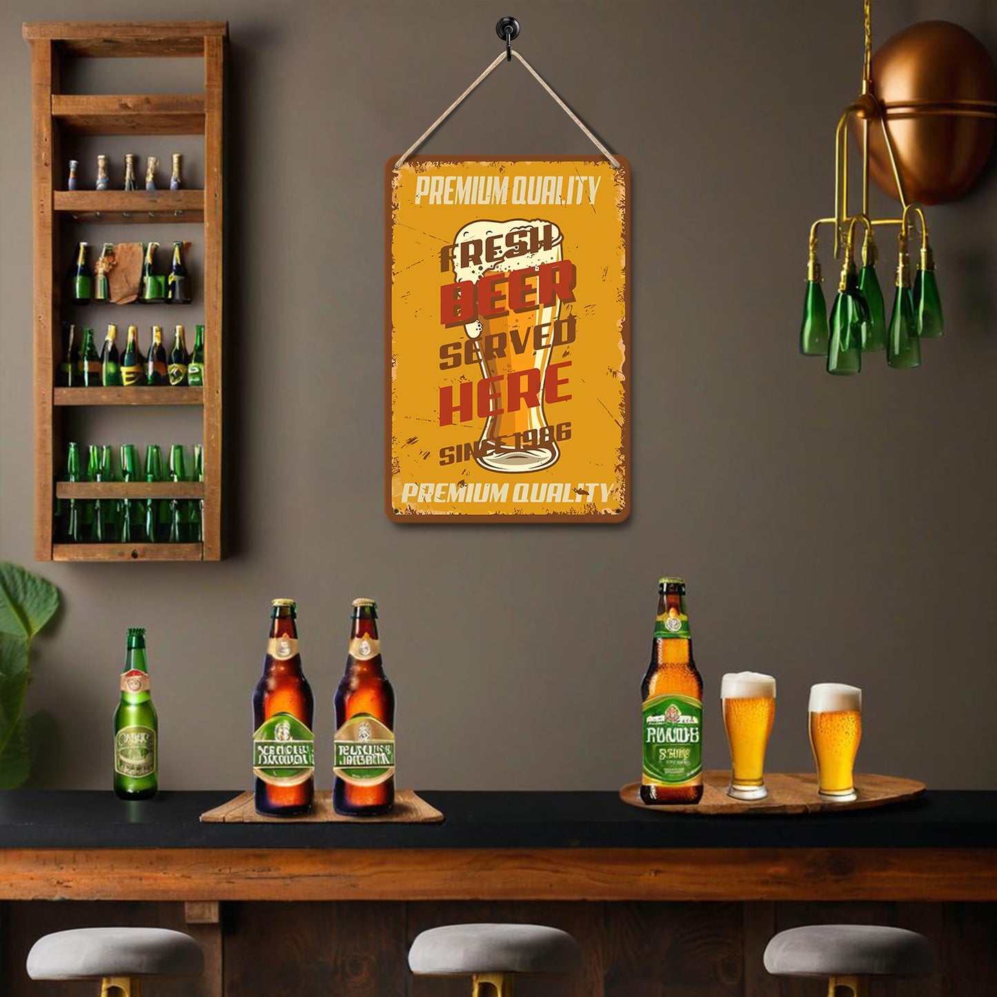 Vintage Metal Bar Art 13