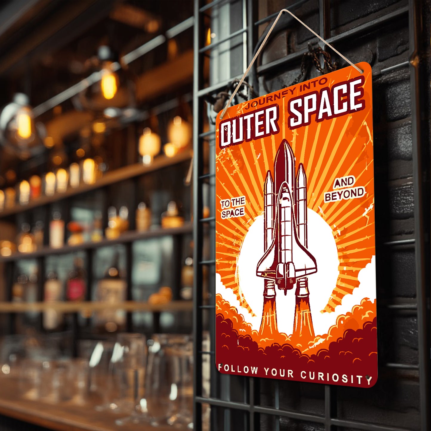 Vintage Metal Bar Art 15
