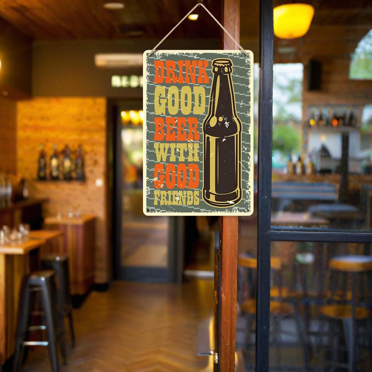 Vintage Metal Bar Art 11