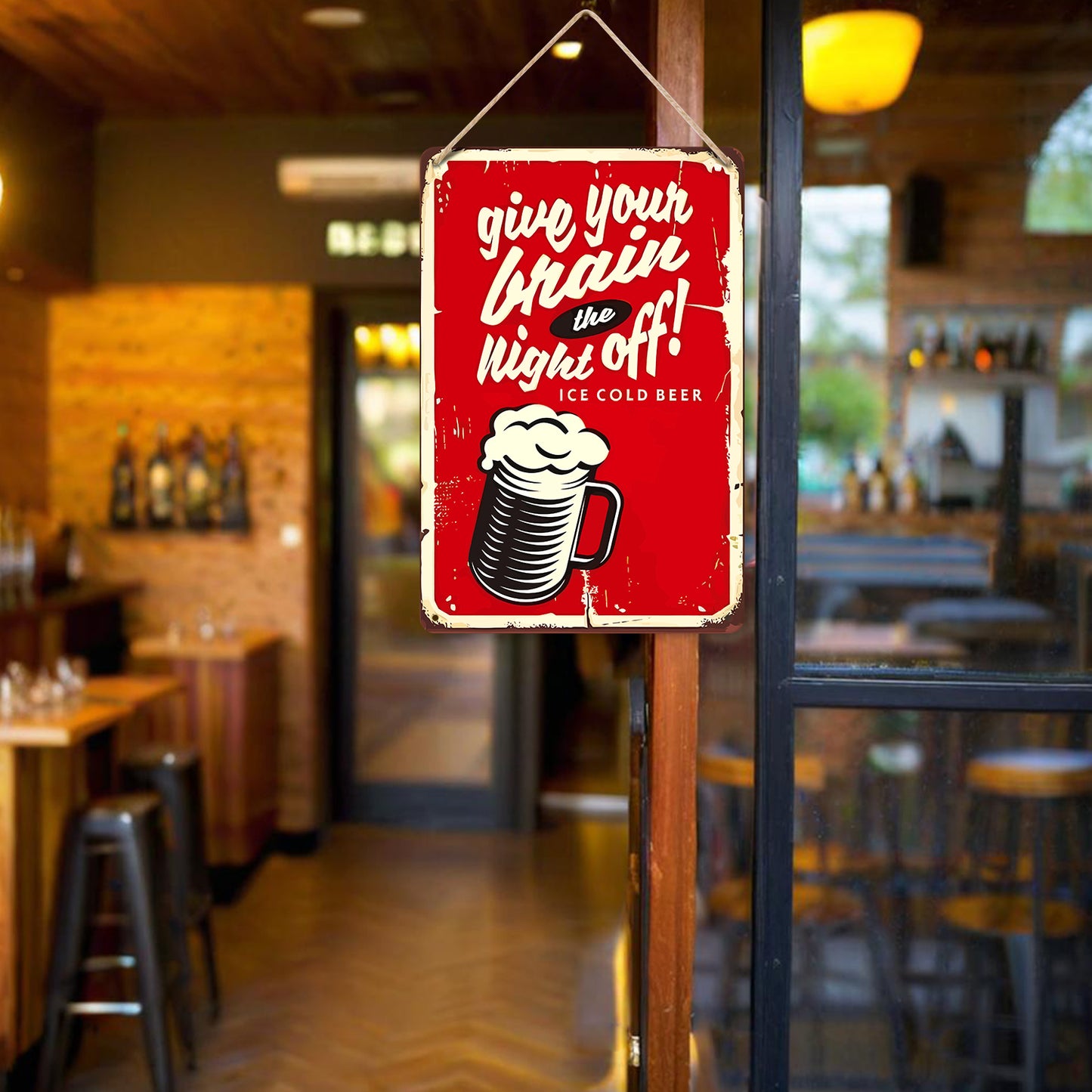 Vintage Metal Bar Art 12