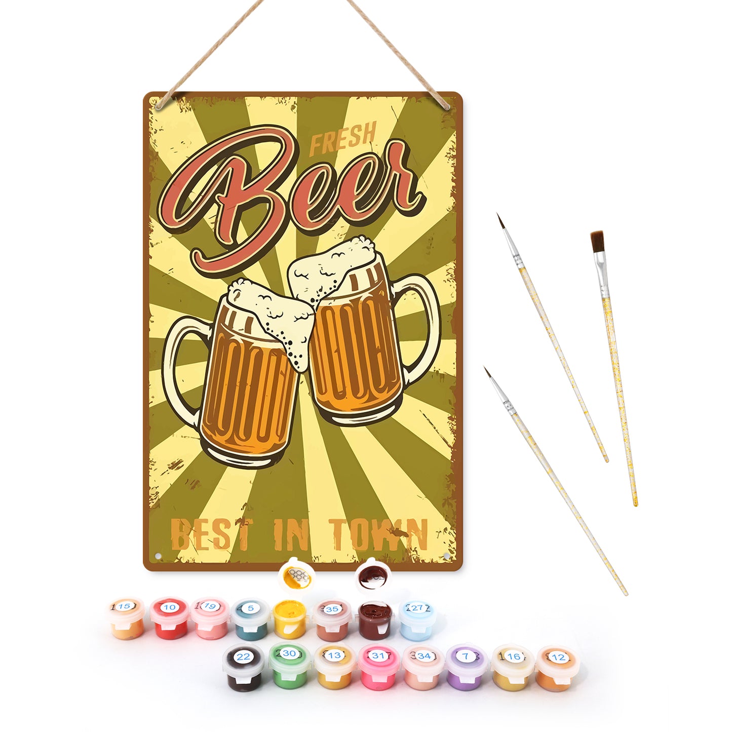 Vintage Metal Bar Art 10