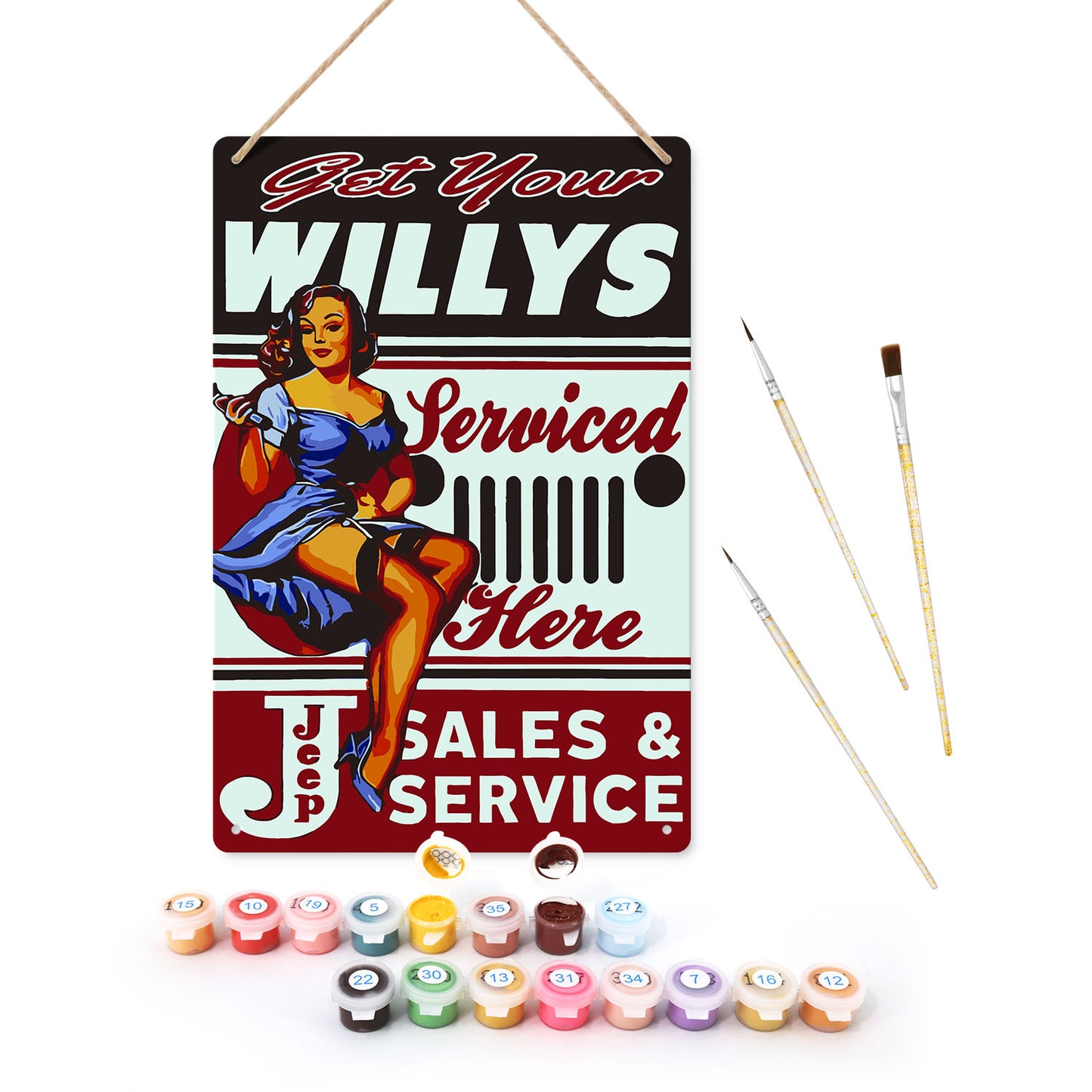 Vintage Metal Bar Art 21