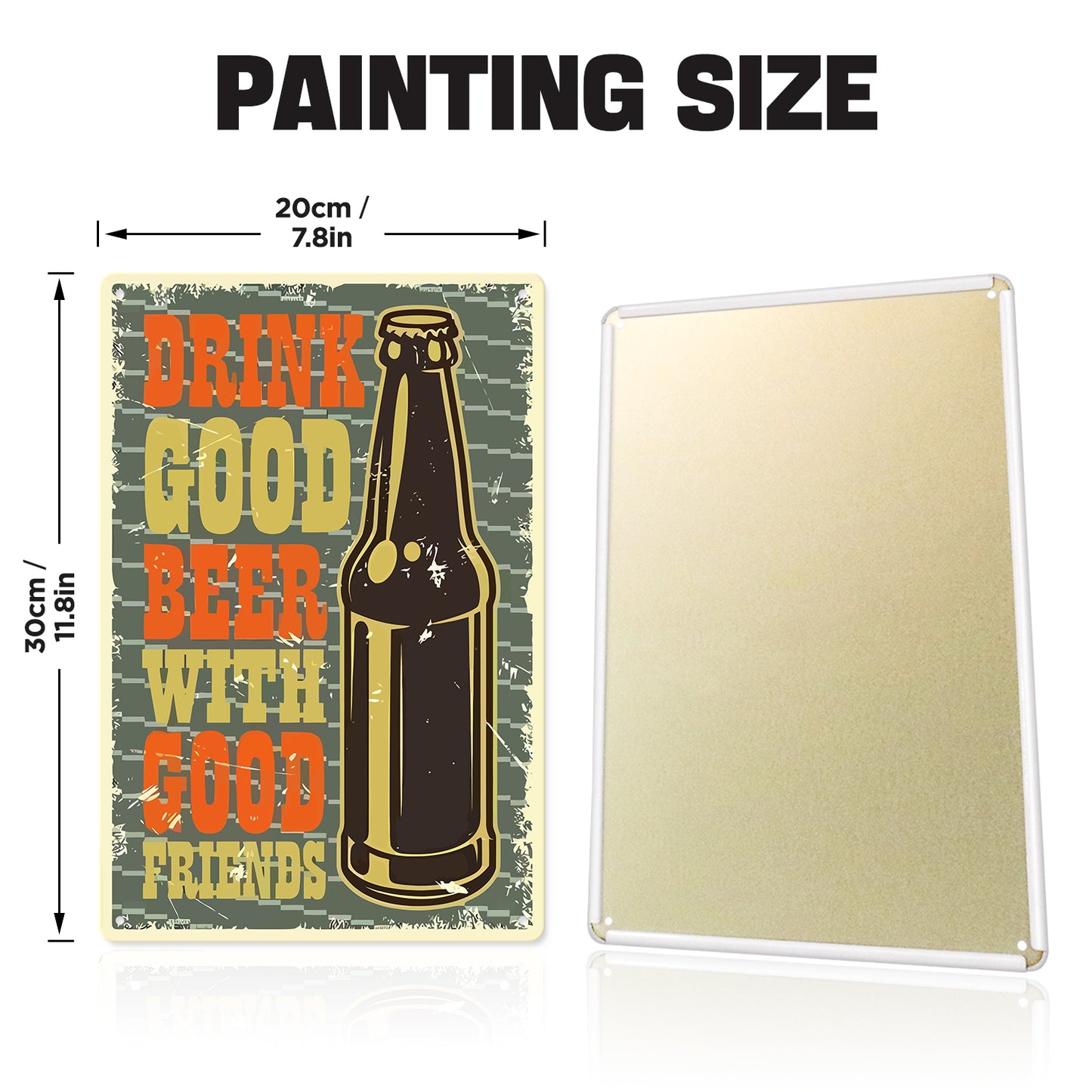 Vintage Metal Bar Art 11