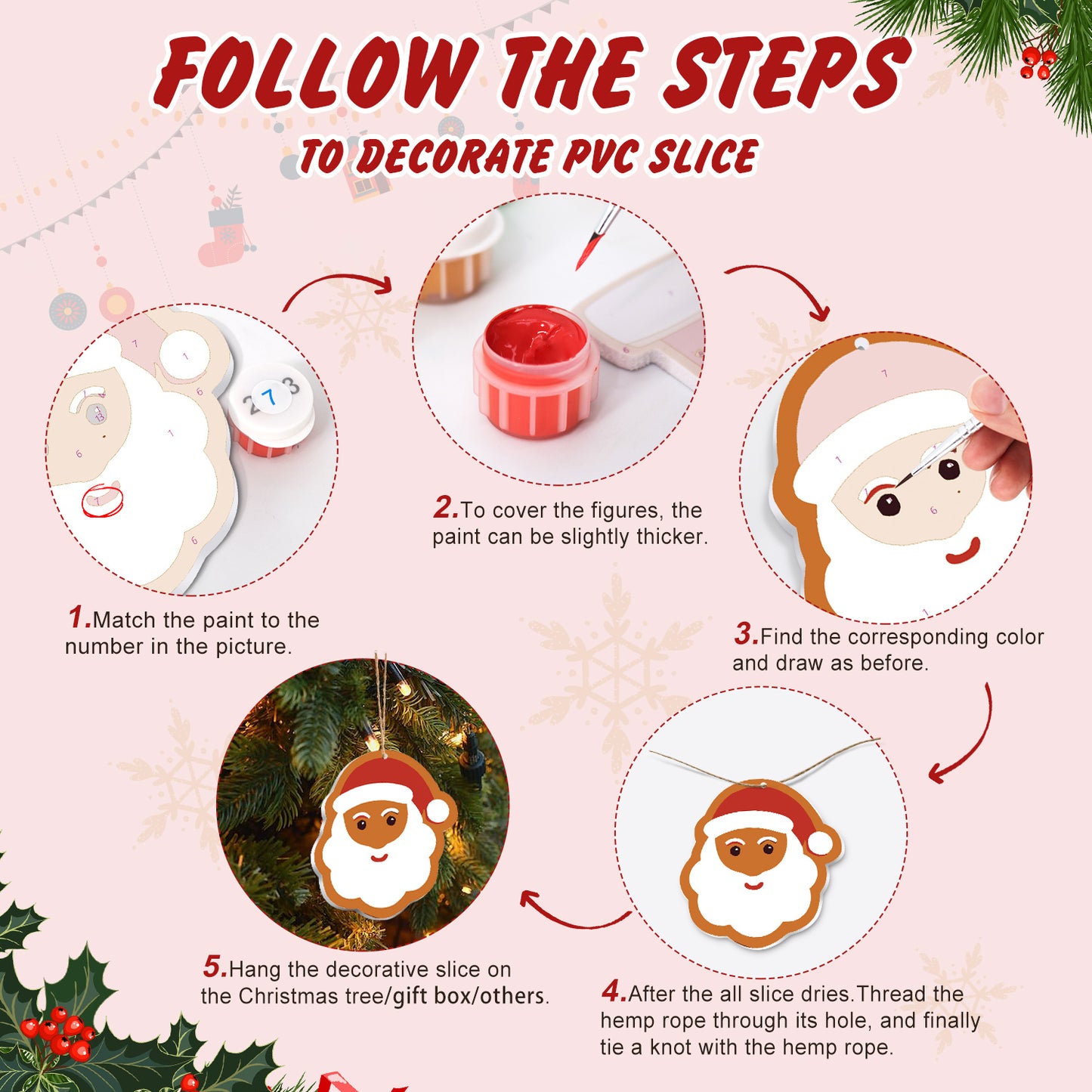 05 Christmas decoration 8pcs