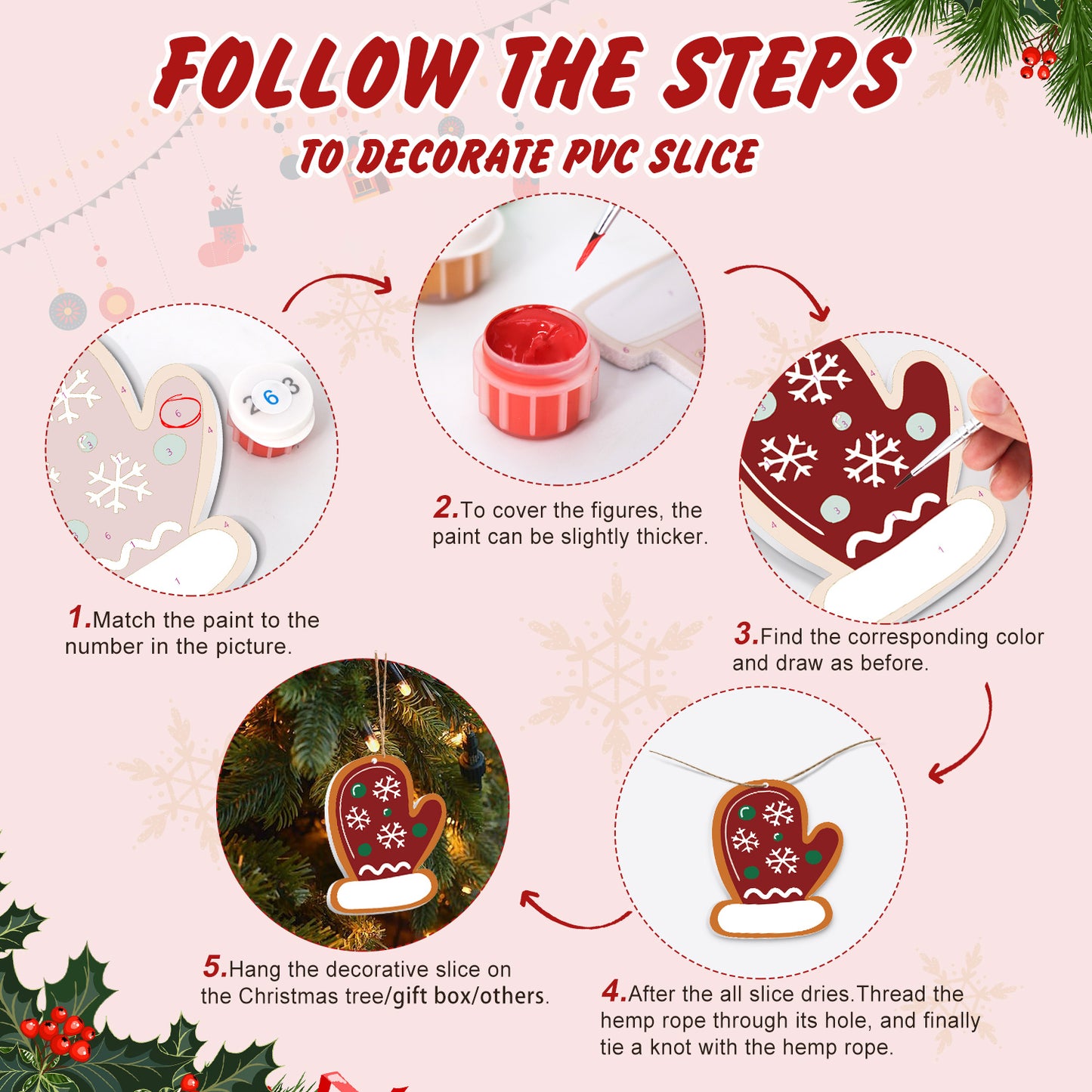 06 Christmas decoration 8pcs