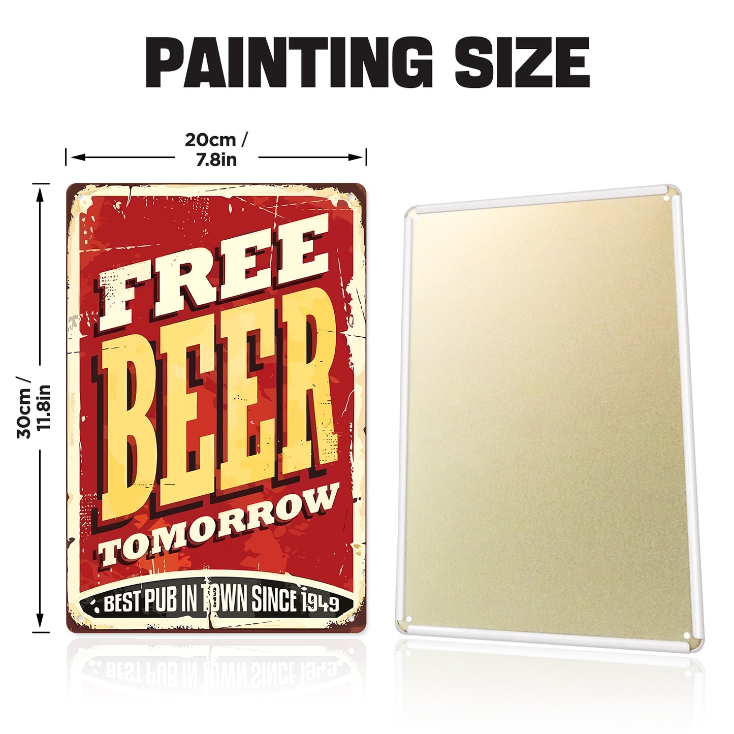 Vintage Metal Bar Art 14