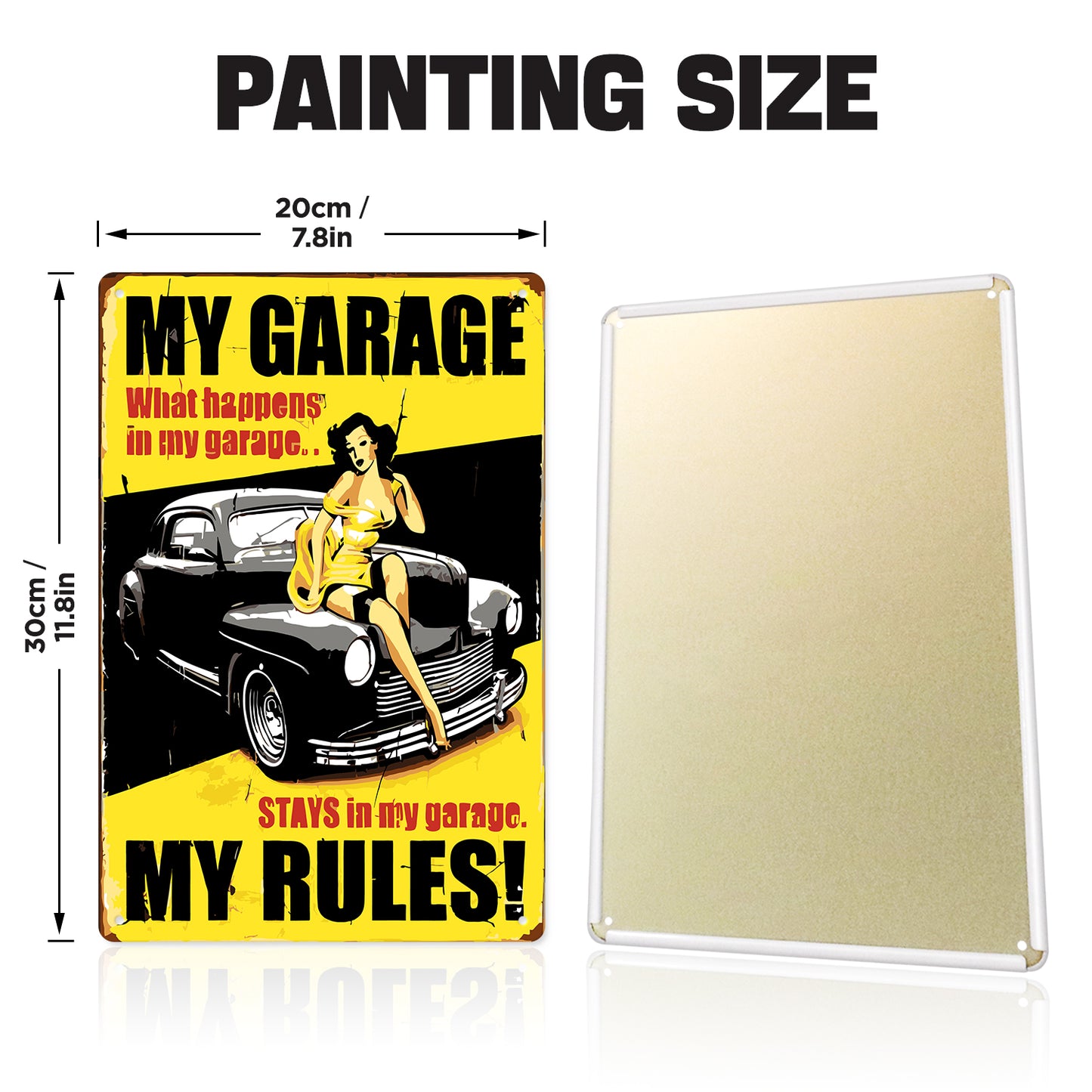 Vintage Metal Bar Art 16