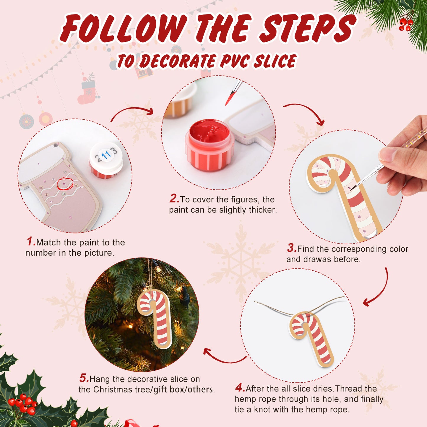 11 Christmas decoration 8pcs