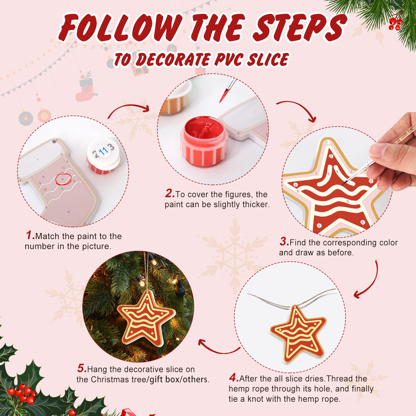 08 Christmas decoration 8pcs