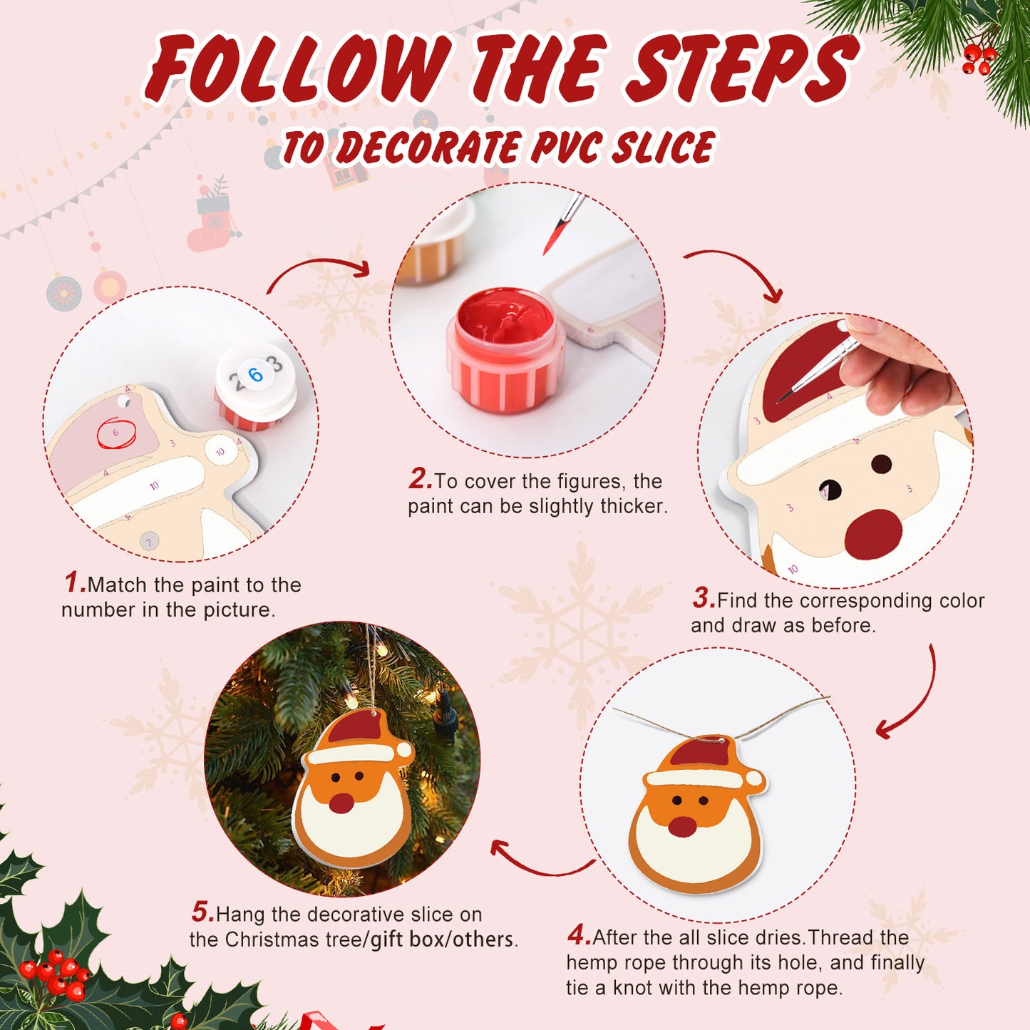 07 Christmas decoration 8pcs