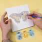 Butterflies - 6 mini paint by number sets