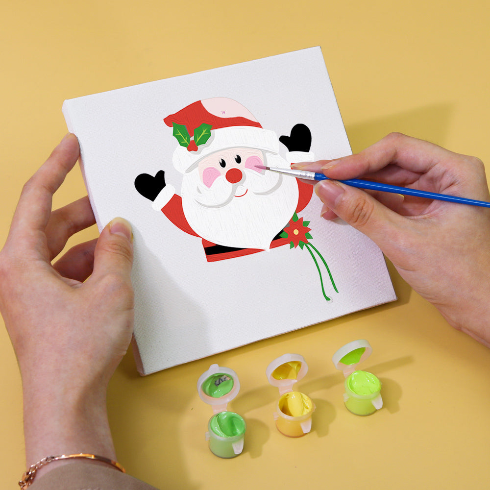 Christmas - 9 mini paint by number sets