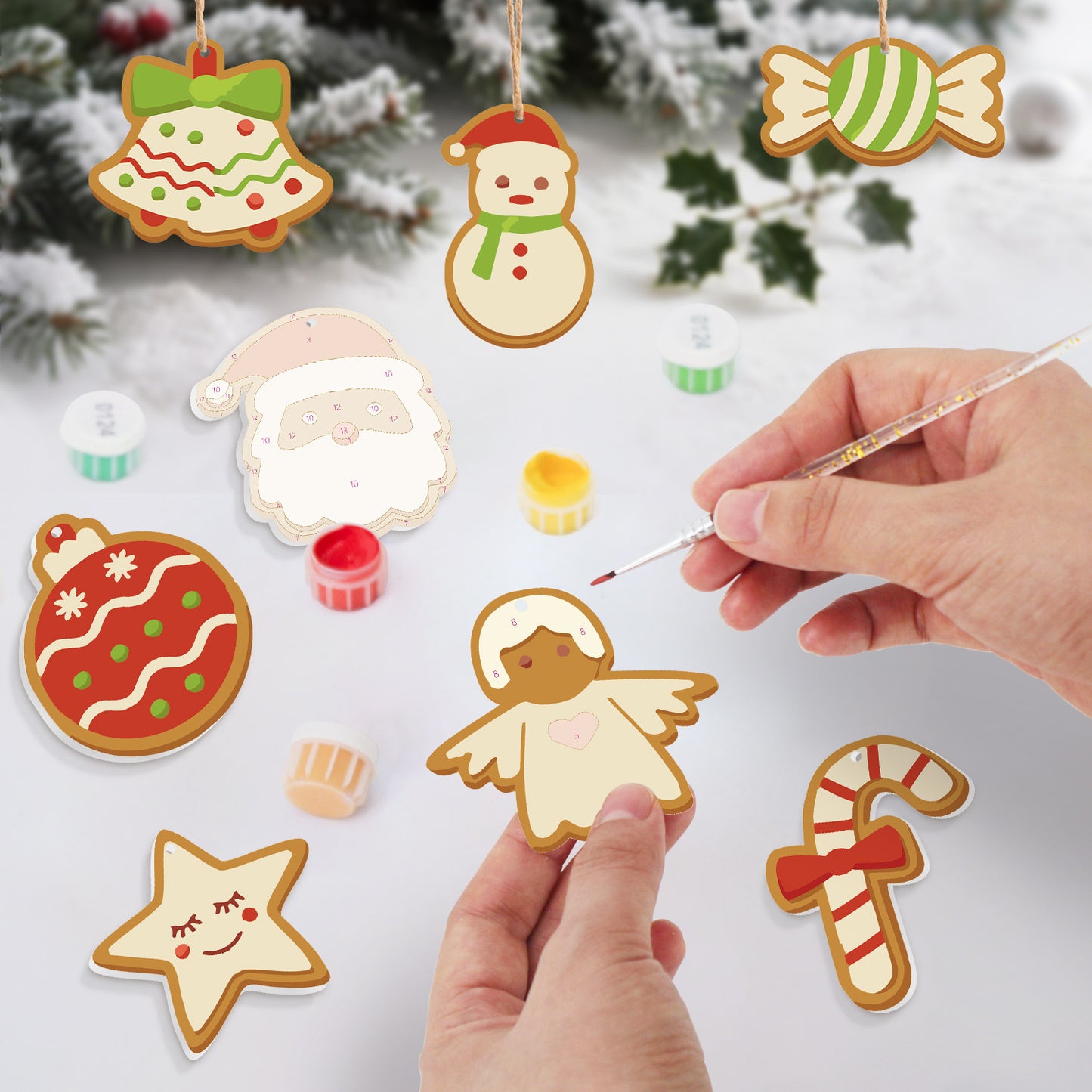 15 Christmas decoration 8pcs
