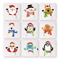 Christmas - 9 mini paint by number sets