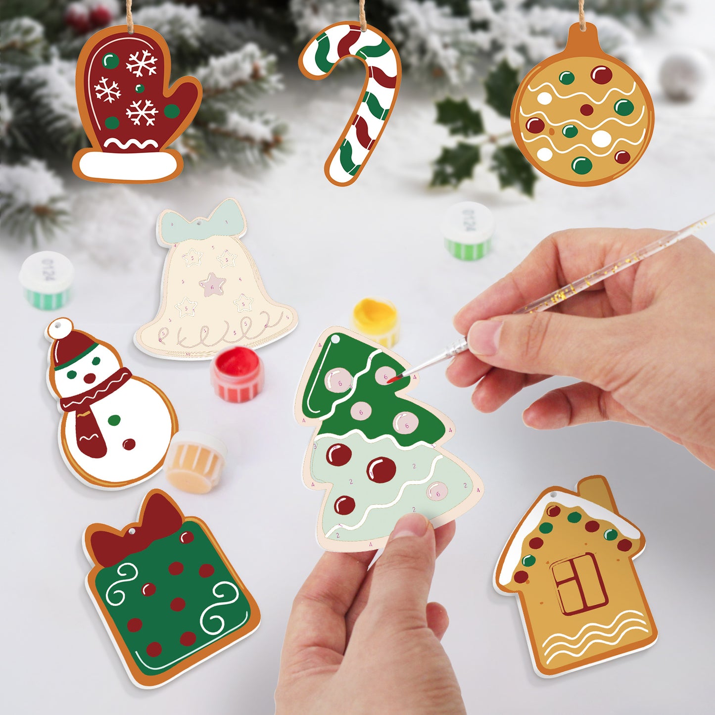 06 Christmas decoration 8pcs