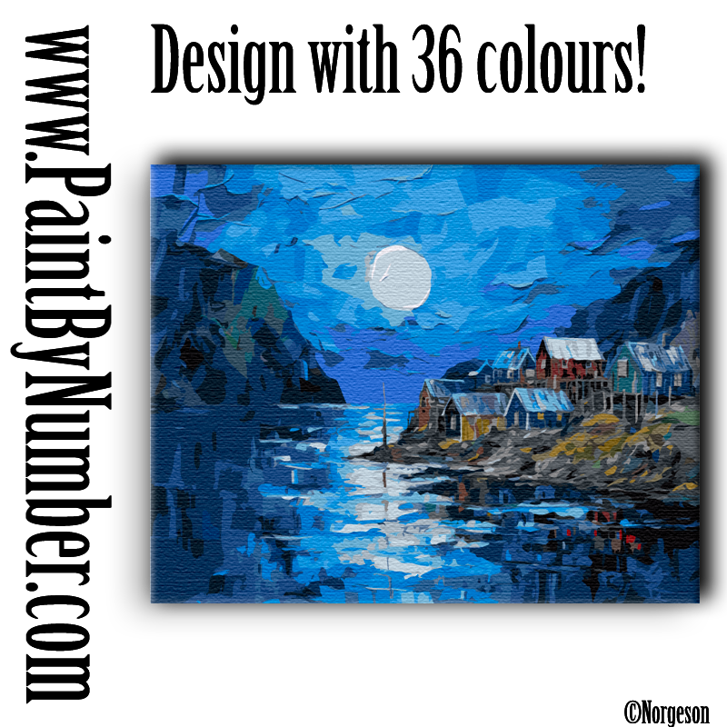 Nocturnal fishing village