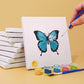 Butterflies - 6 mini paint by number sets