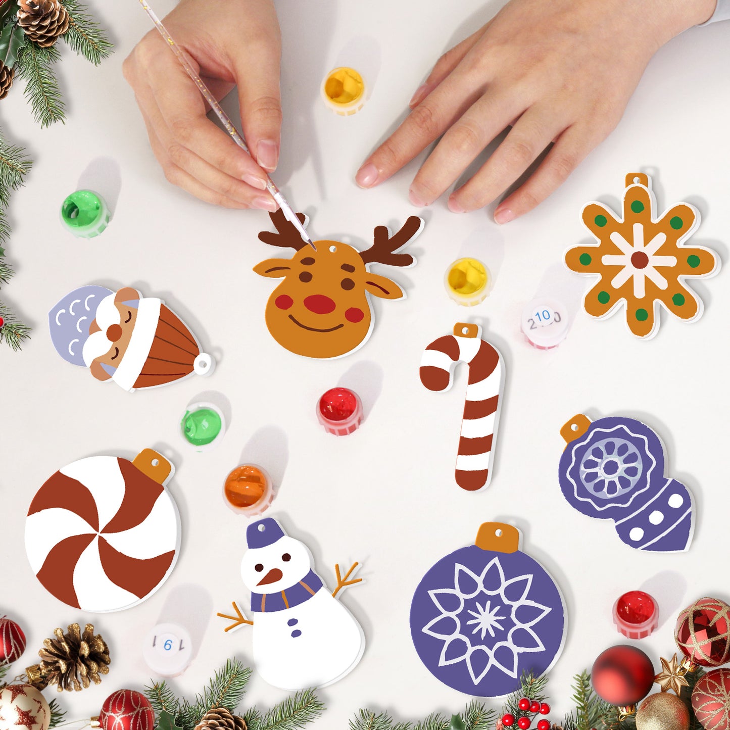 14 Christmas decoration 8pcs