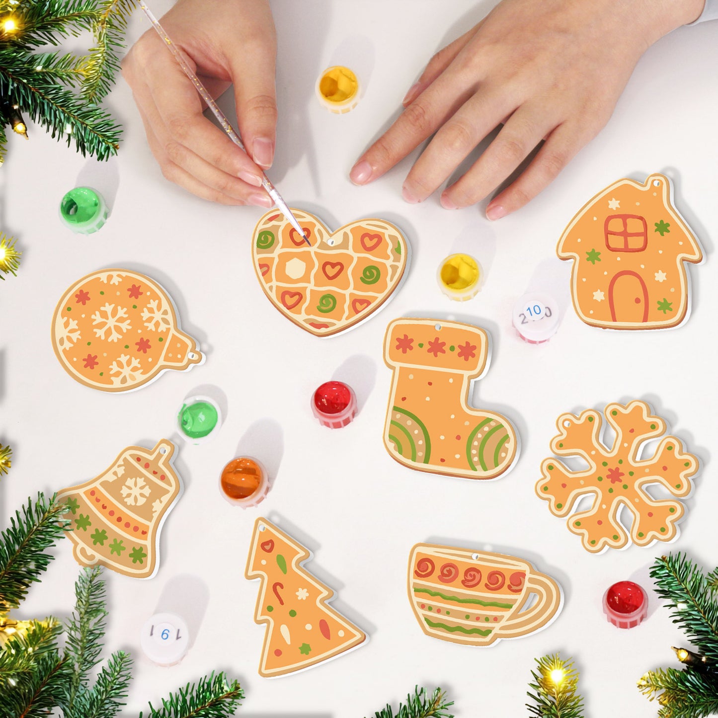 17 Christmas decoration 8pcs
