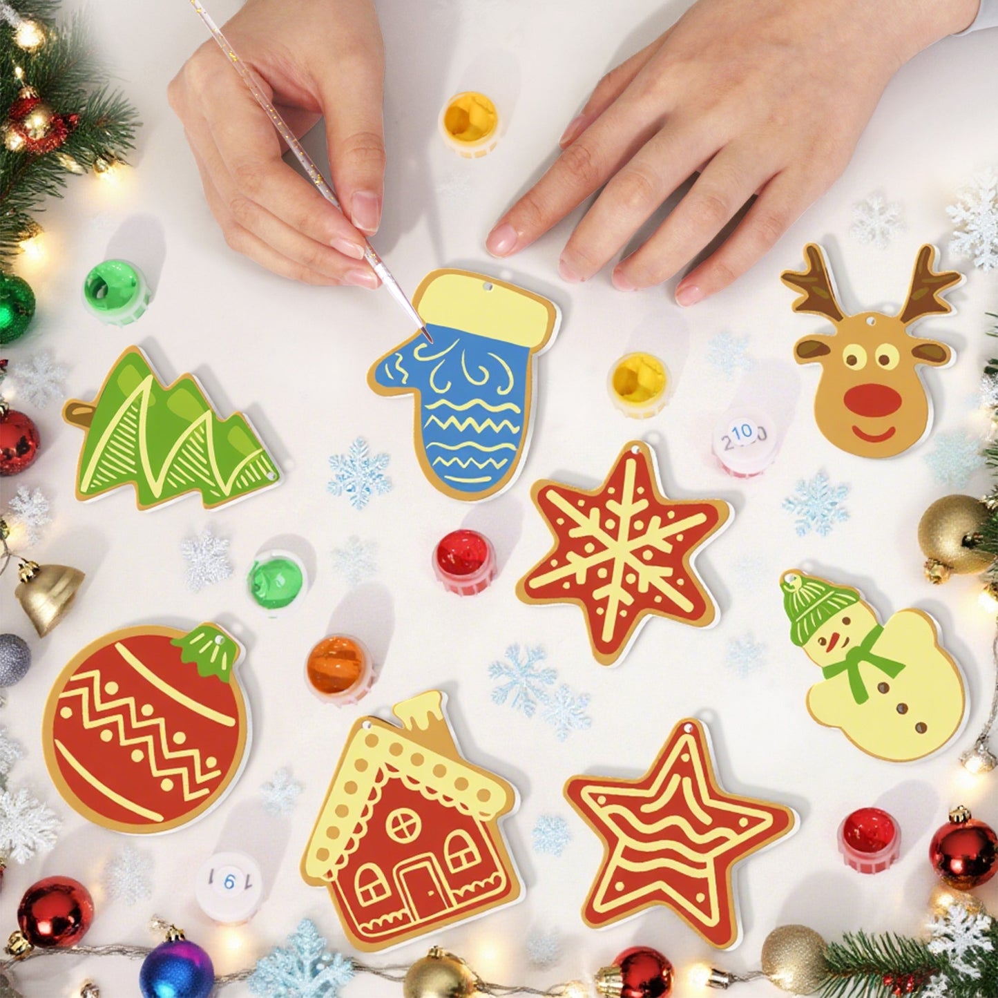 08 Christmas decoration 8pcs