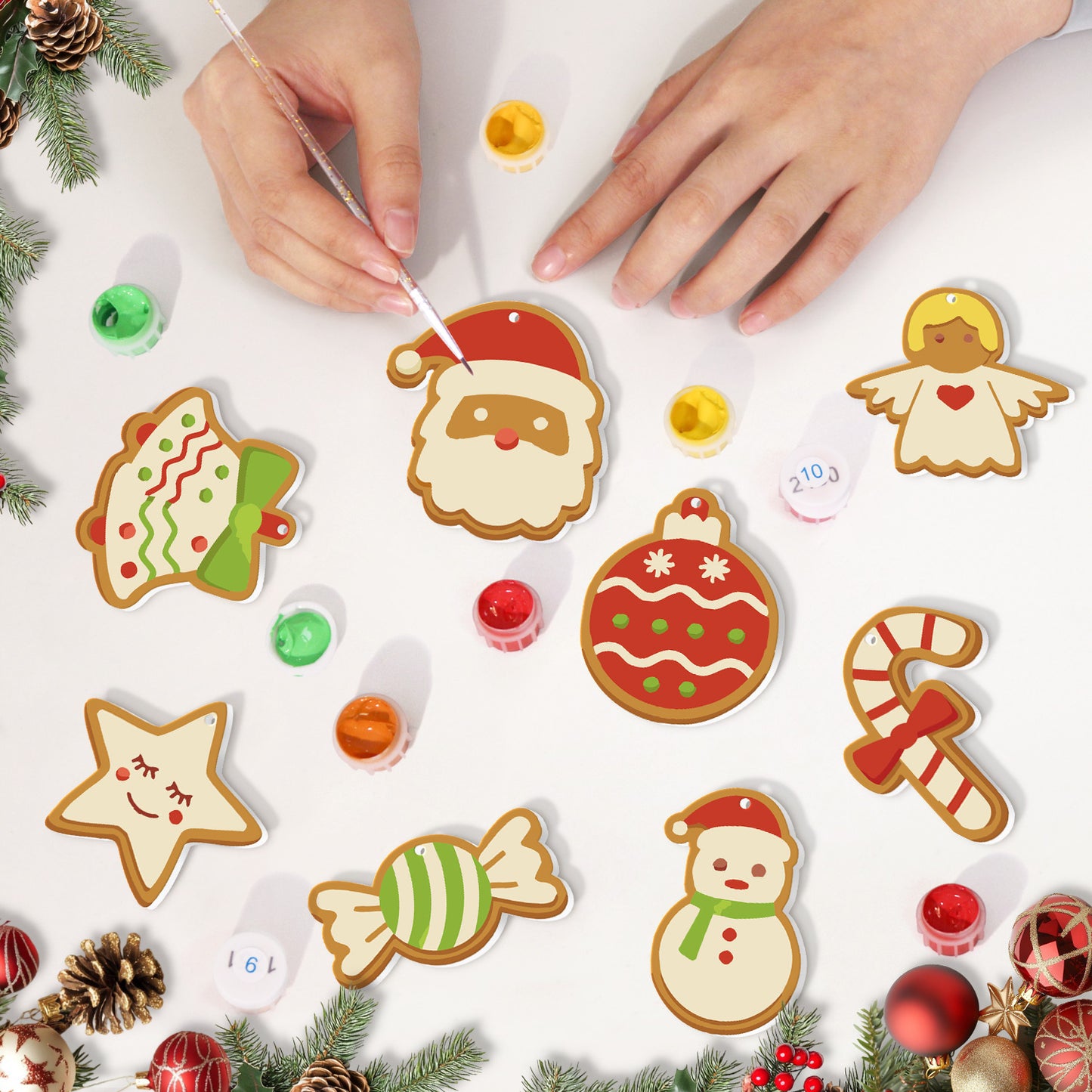 15 Christmas decoration 8pcs