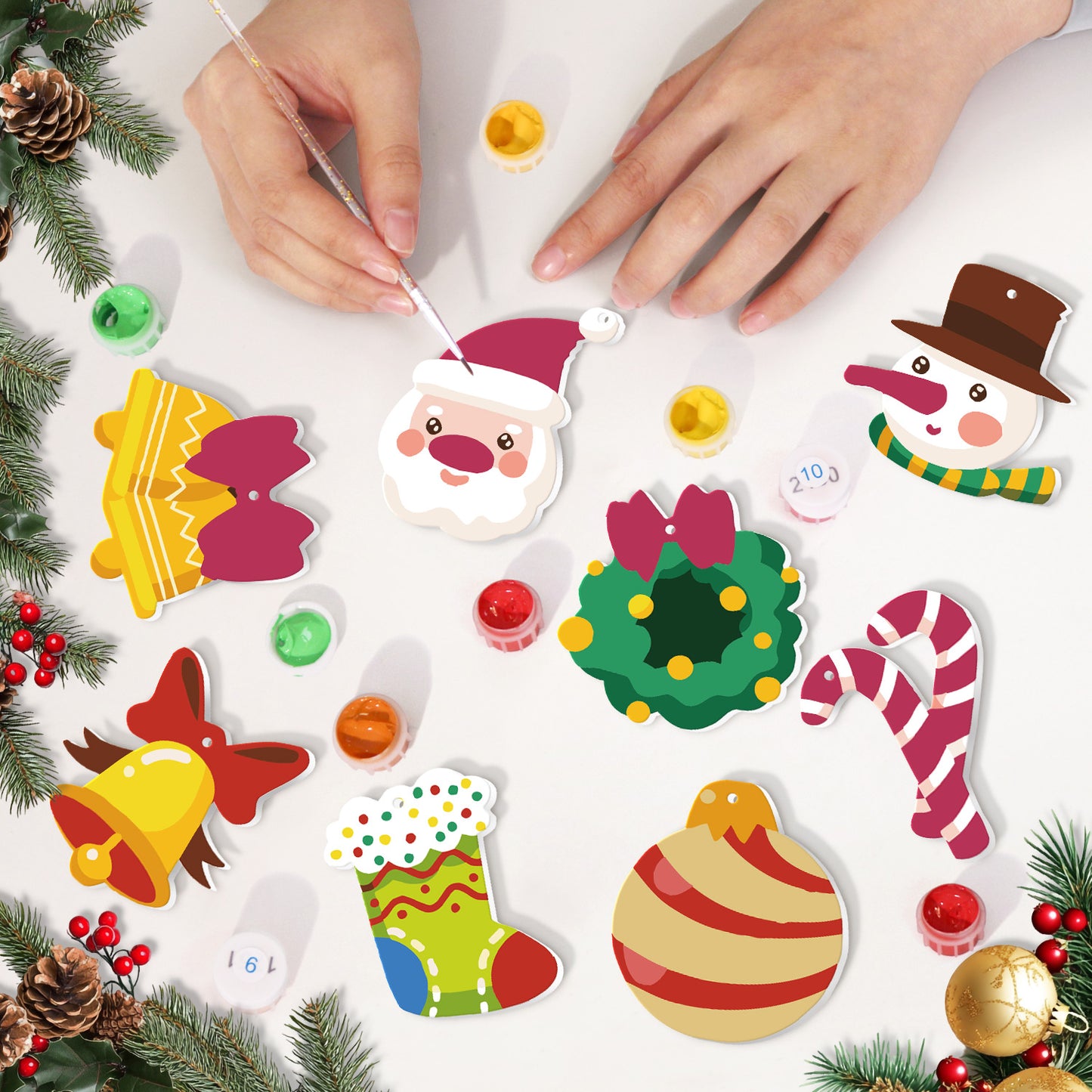 10 Christmas decoration 8pcs