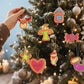 16 Christmas decoration 8pcs