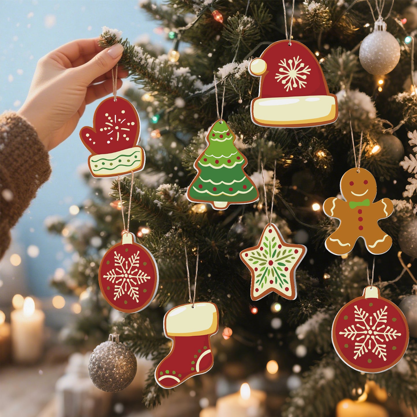 03 Christmas decoration 8pcs