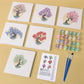 Trees - 6 mini paint by number sets