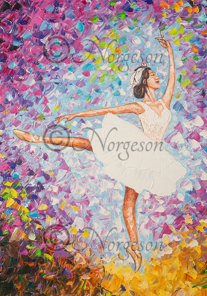 1 Purple ballerina