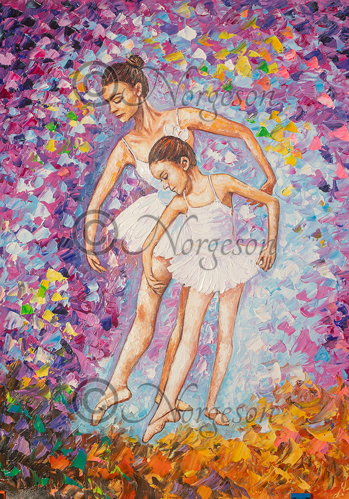 2 Purple ballerina