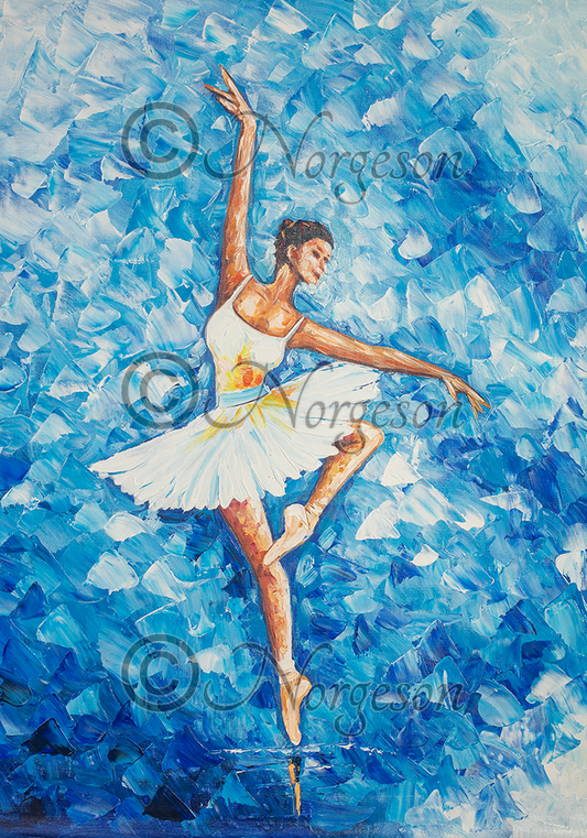 2 Blue ballerina