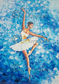 2 Blue ballerina