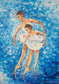 1 Blue ballerina