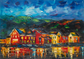 Reflections of Sjøgata (Mosjøen)