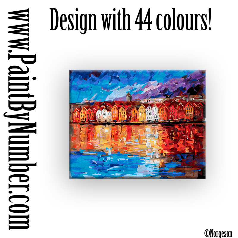 Reflections of Bryggen ( Bergen )
