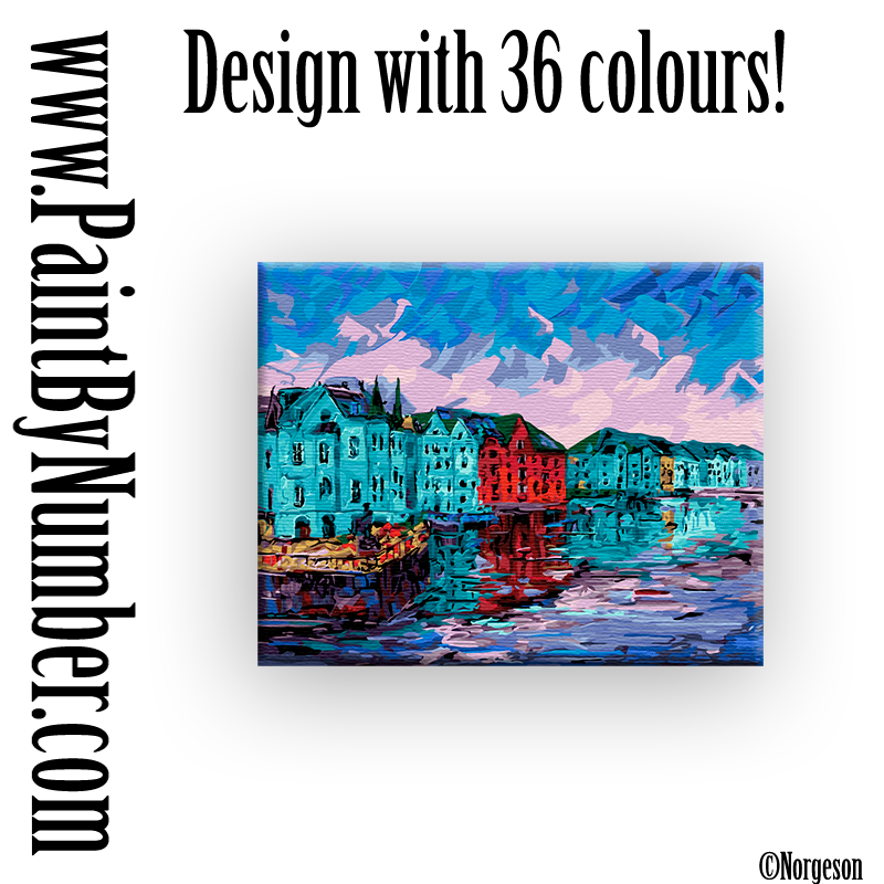 Aalesund in the blue hour