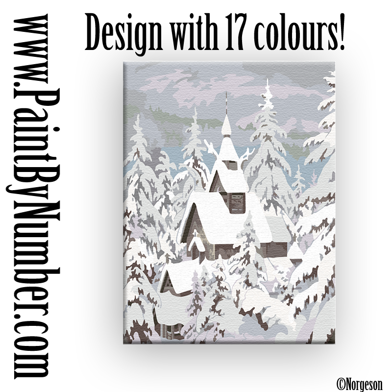 Church in snow