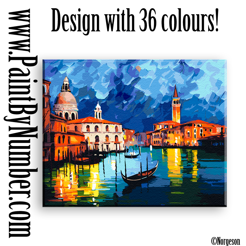 Atmospheric evening in Venice