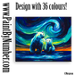 Aurora borealis over polar bears