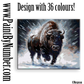 Bison at full speed